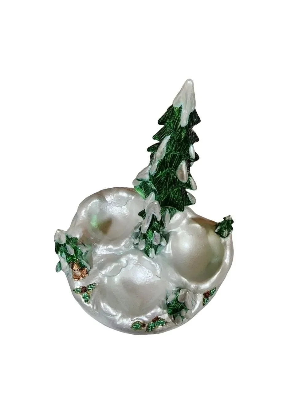 Waterford Holiday Heirloom Winter Tree snowy scene decor Village